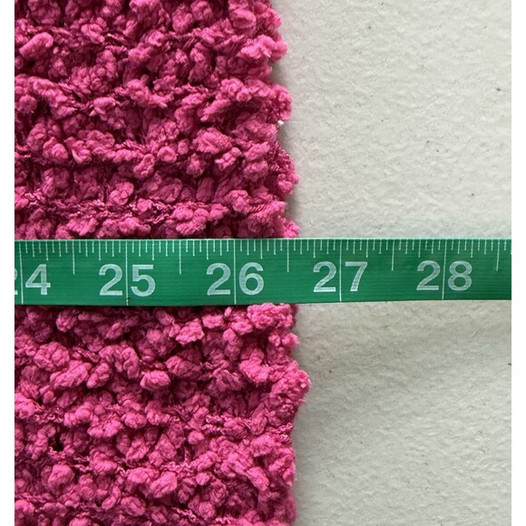 Zenana Women’s Hot Pink Popcorn Textured Sweater Cozy Soft Minimalist Dopamine S - Picture 9 of 9